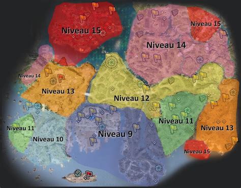 dos2 map by level.